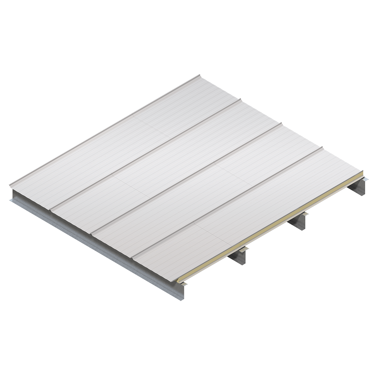 Standing Seam Roof Panel - All Weather Insulated Panels.